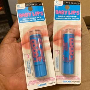 Lot of 2 Maybelline 05 Quenched Baby Lips Moisturizing Lip Balms